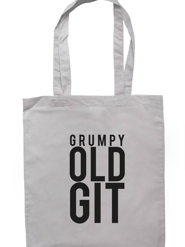 Borsa tote Grumpy Old Git TB1636 per la vendita all'ingrosso da parte di Illustrated Identity