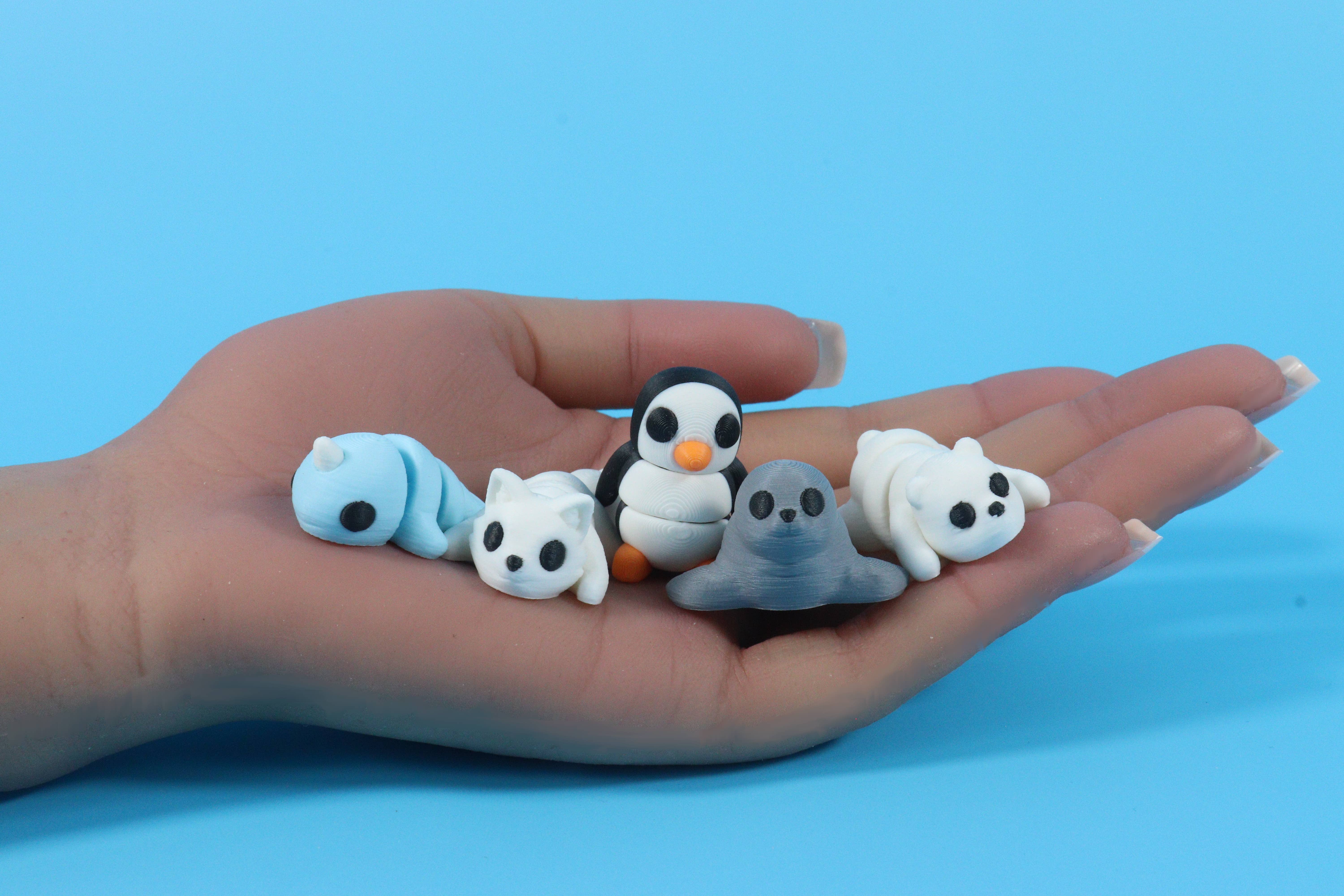 MrSpinner - Wholesale Fidget Toy - Kids - 3D Printed Animals – Adventure Minis Arctic Bundle2