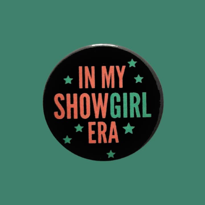 In my Showgirl Era badges,
Taylor swift pin badge for wholesale by sent with Pride