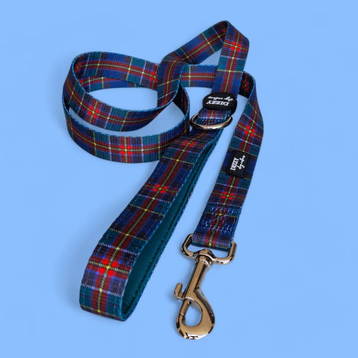Hamish: Skotsk Tartan Hundesnor | Hundeline for engroshandel hos Dizzy Dog Collars