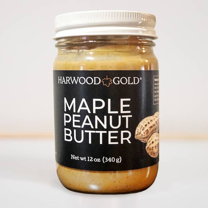 12oz - Maple Peanut Butter for wholesale by Harwood Gold