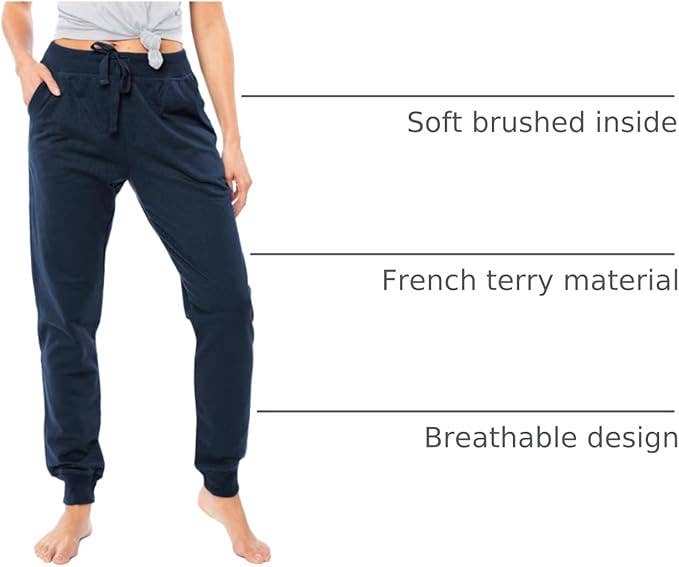 I-Wear Brands – Engroshandel Loungesweatpants/jogginbukser – til kvinder – Kvinders franske terry jogger sweatpants10