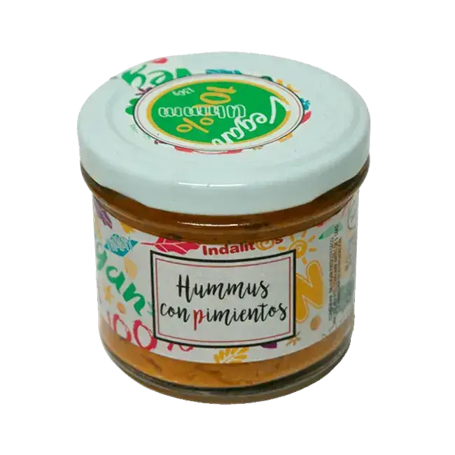 Indalitos - Wholesale Preserves - Hummus With Peppers 100G0