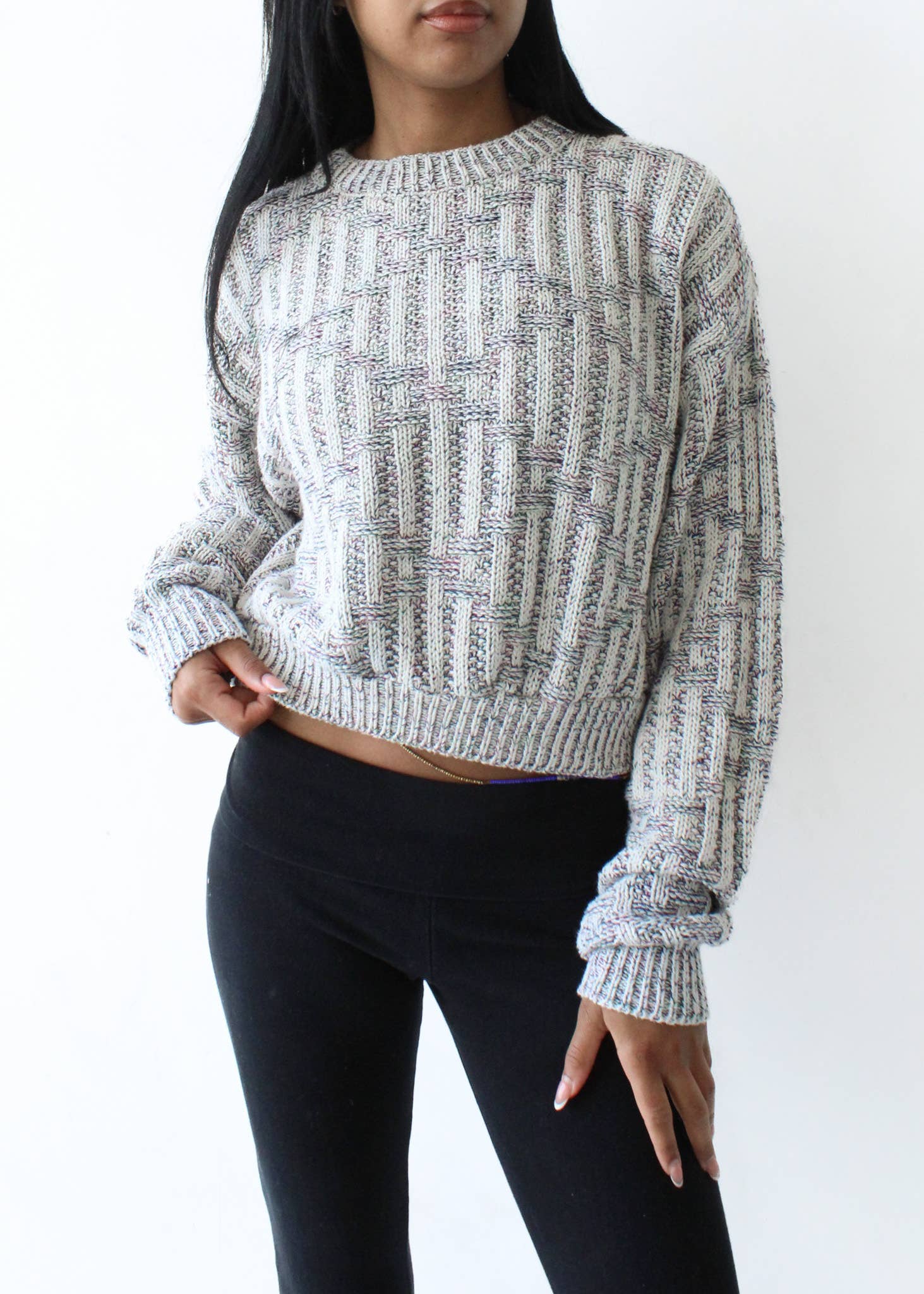 American Recycled Clothing - Wholesale Knit Sweater - Women's - Crop Knit Sweater Bundle1