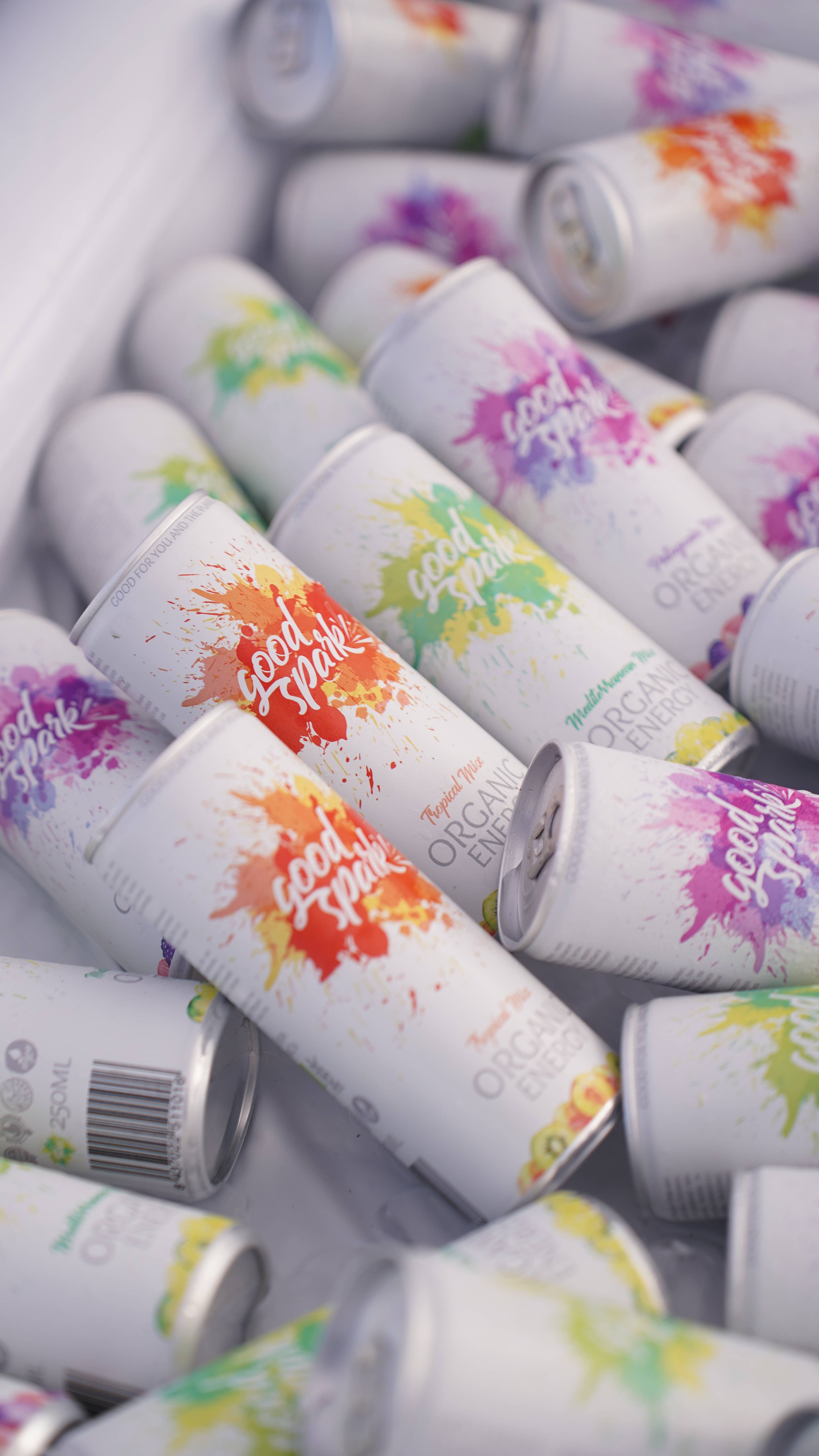 good spark - Venta al por mayor Refrescos/bebidas carbonatadas - Good Spark - Refresco energético orgánico #TropicalMix 2