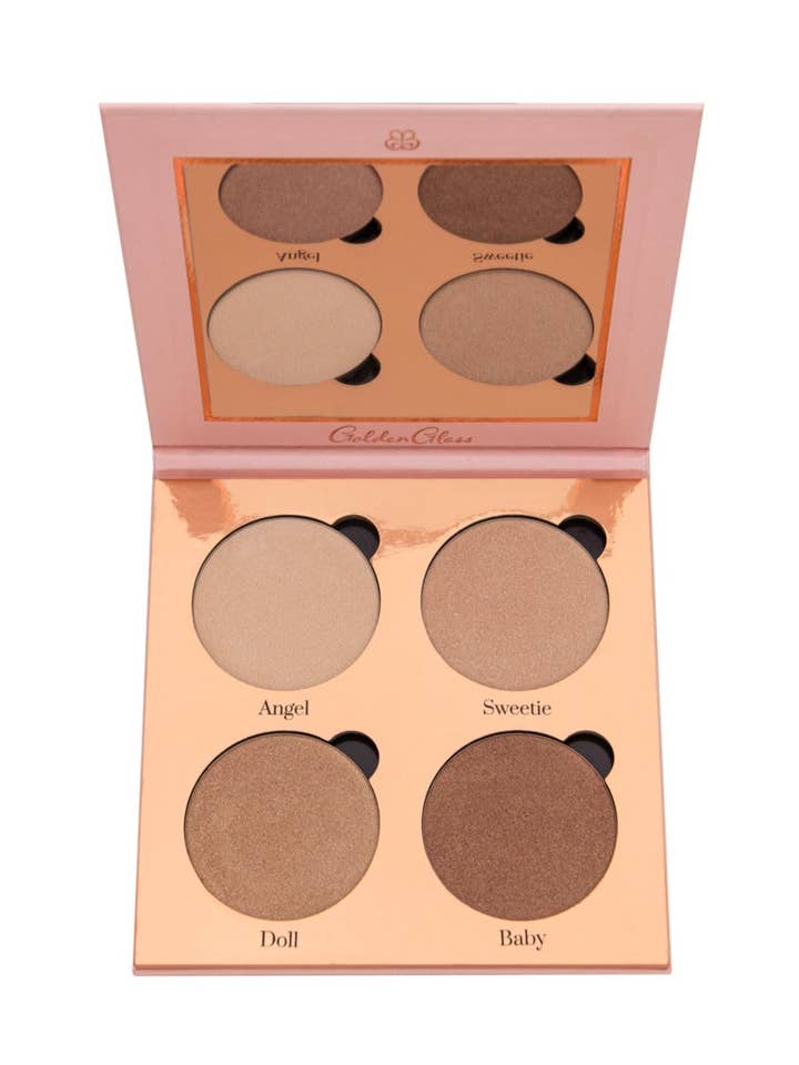 Golden Gloss Highlighter Palette for wholesale by BiaBelle Beauty