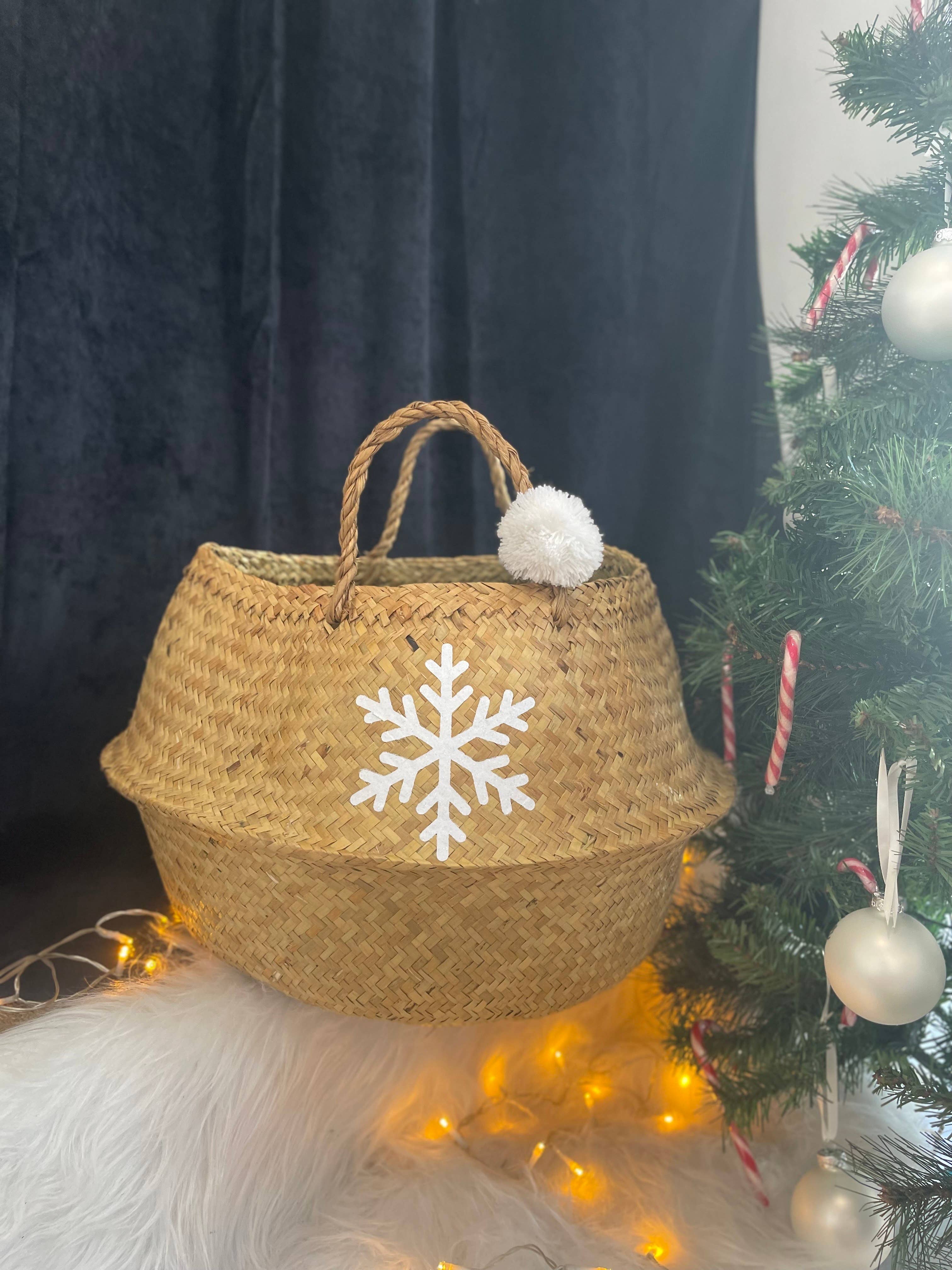 Toiles Chics - Venta al por mayor Cestas - Cesta de mimbre - Colección Navidad 25'1