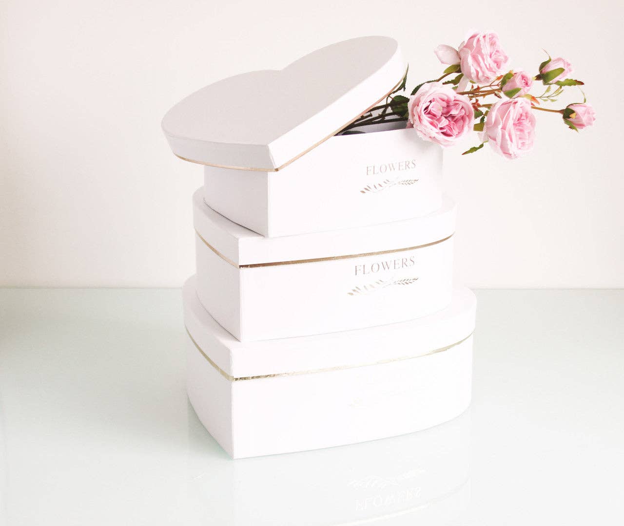 Elegant Design Supply - Wholesale Gift Box - Heart Shape Flower Gift Box10