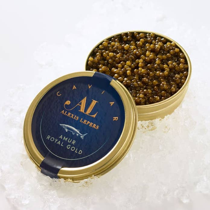 Amur Royal Gold Caviar 125g for wholesale by FOODBIOTIC