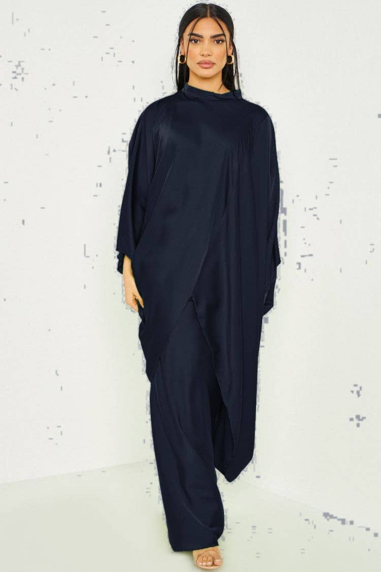 De La Creme Fashions – Conjunto de top e saia - Mulher por atacado – Conjunto feminino Abaya com saia - SURAYYA20