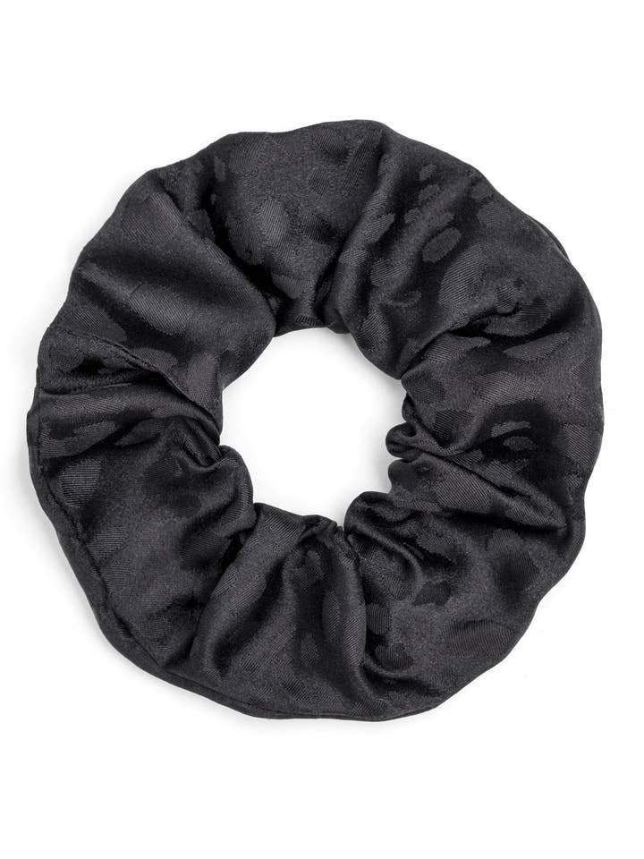 Elástico jacquard de seda preto por atacado de La Katz