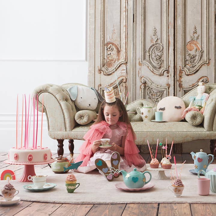 Meri Meri - Wholesale Tapered Candle/Candlestick - Pink Tall Tapered Candles1