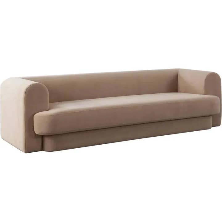 Form Camel Performance Velvet Sofa 2 Pude Bolde for engroshandel hos LOOMLAN