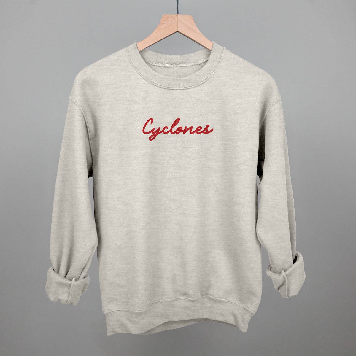 Ivy + Cloth - Wholesale Graphic Sweatshirt - Women's - Cyclones Script8