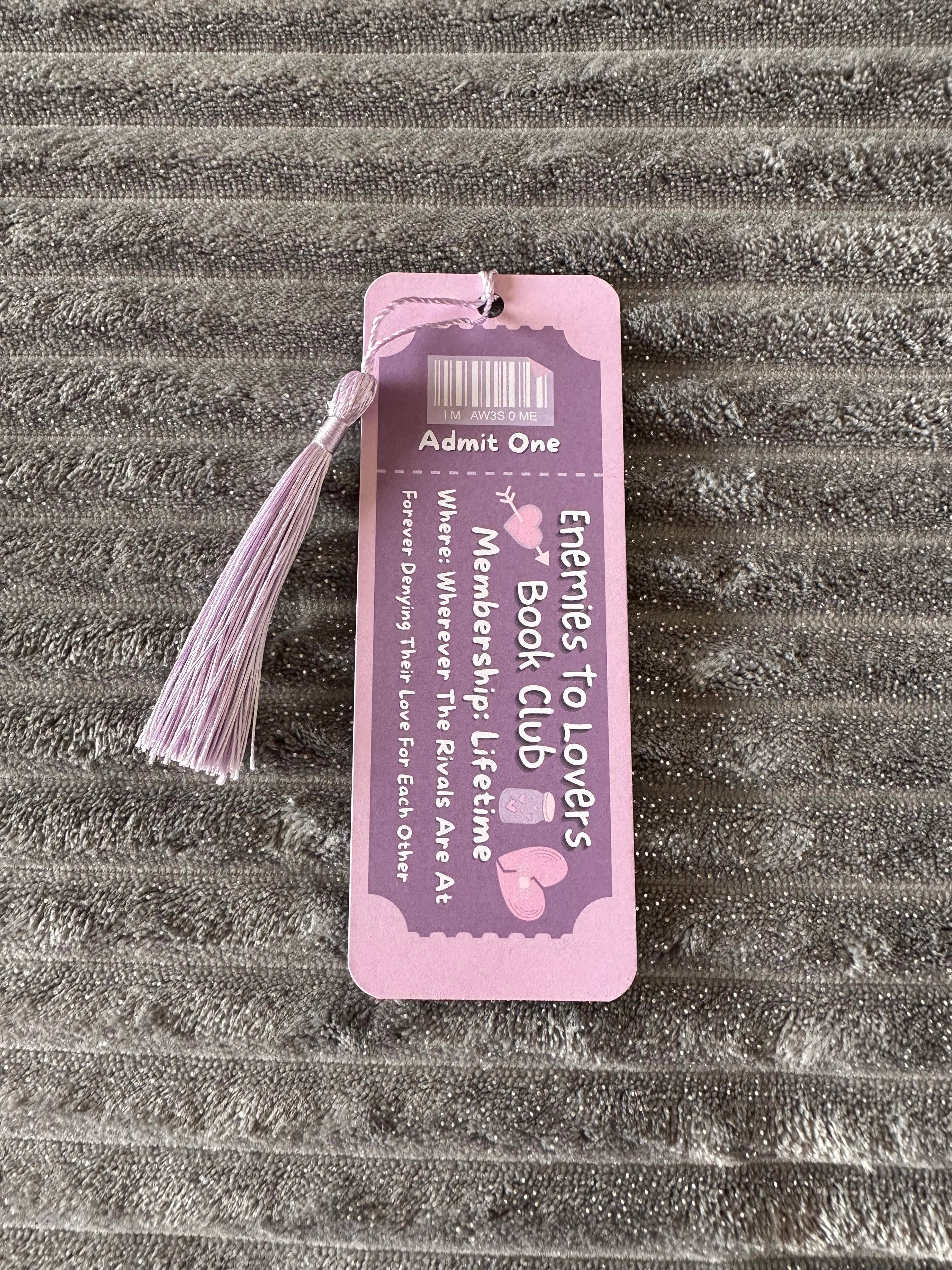 Printicole - Wholesale Bookmark - Enemies To Lovers, Only One Bed & Friends To Lovers Bookmark1