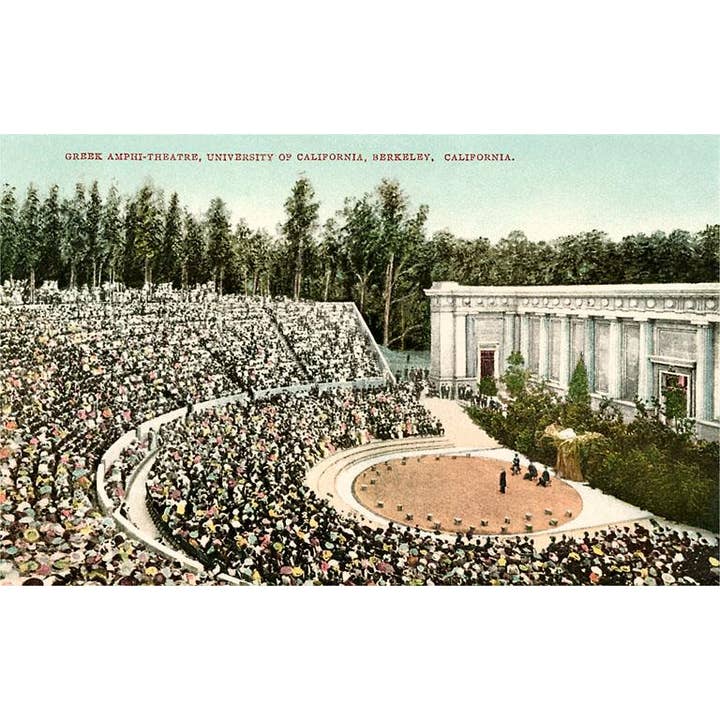 Kunsttryk BA-263 Græsk Amfiteater, Berkeley for engroshandel hos Found Image Press