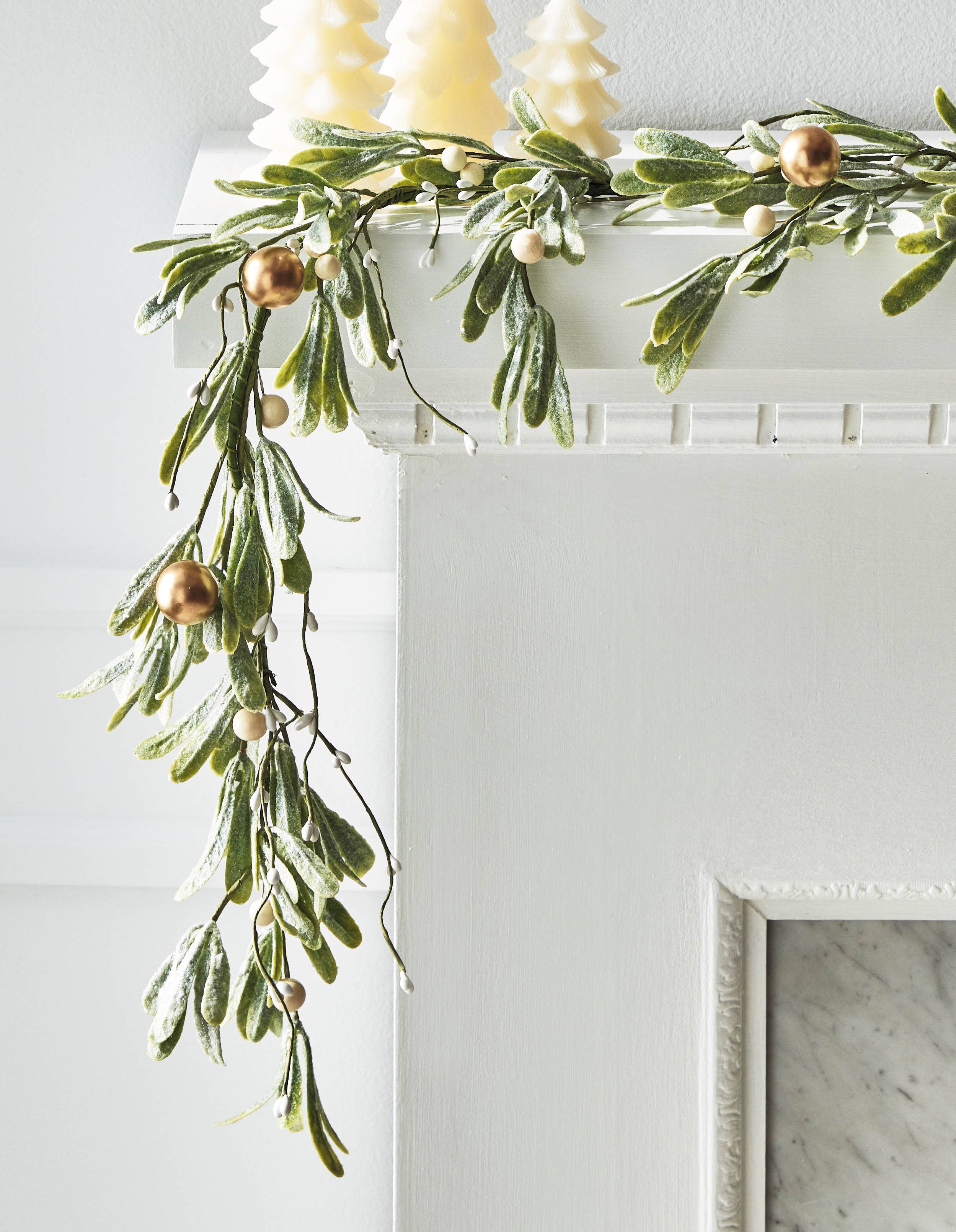 tag - Wholesale Bunting/Garland - Mistletoe Garland Green Plastic Christmas1