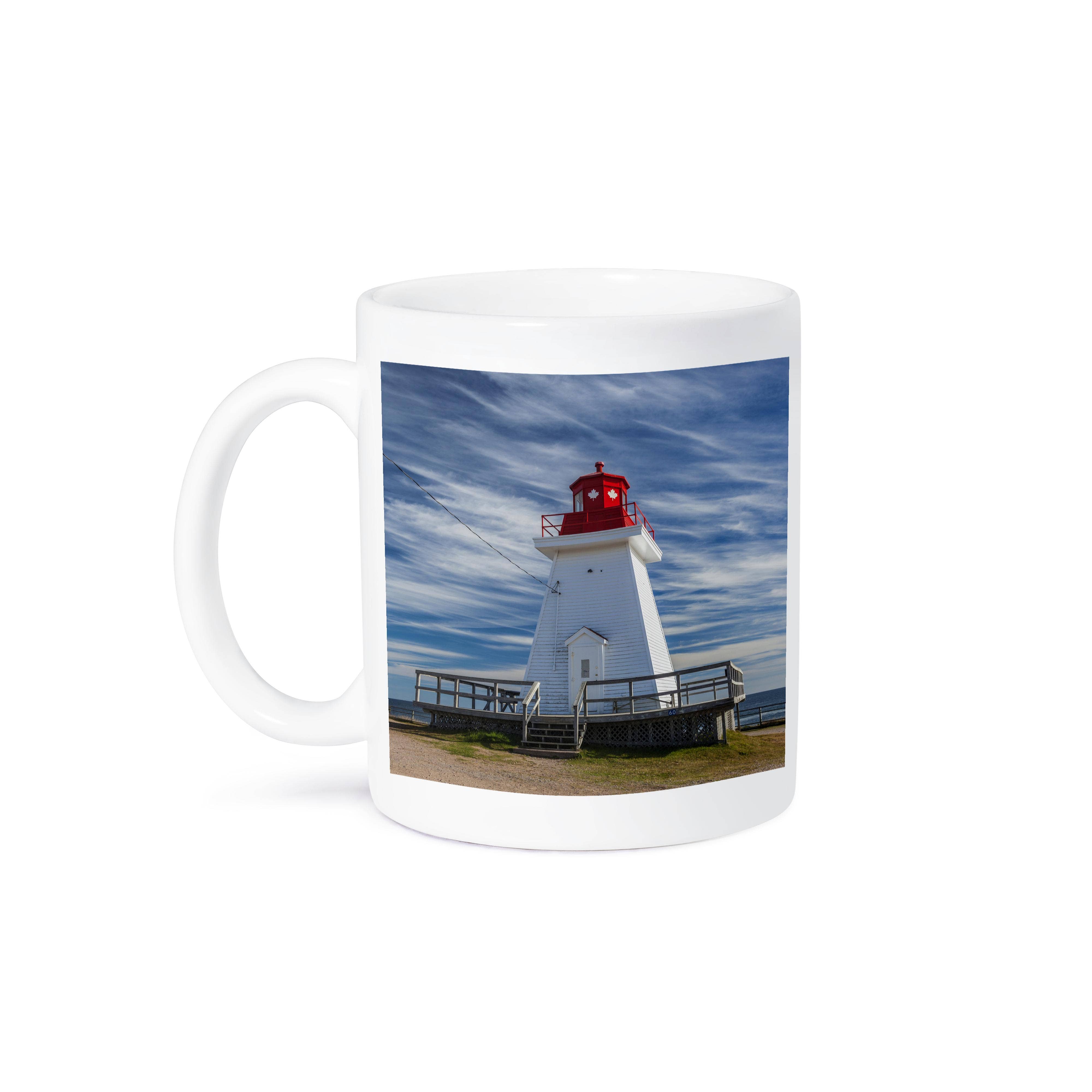 3dRose - Wholesale Coffee Mug - 3dRose, Canada, Nova Scotia, Cabot Trail. Neils Harbour Lighthouse., Mug8