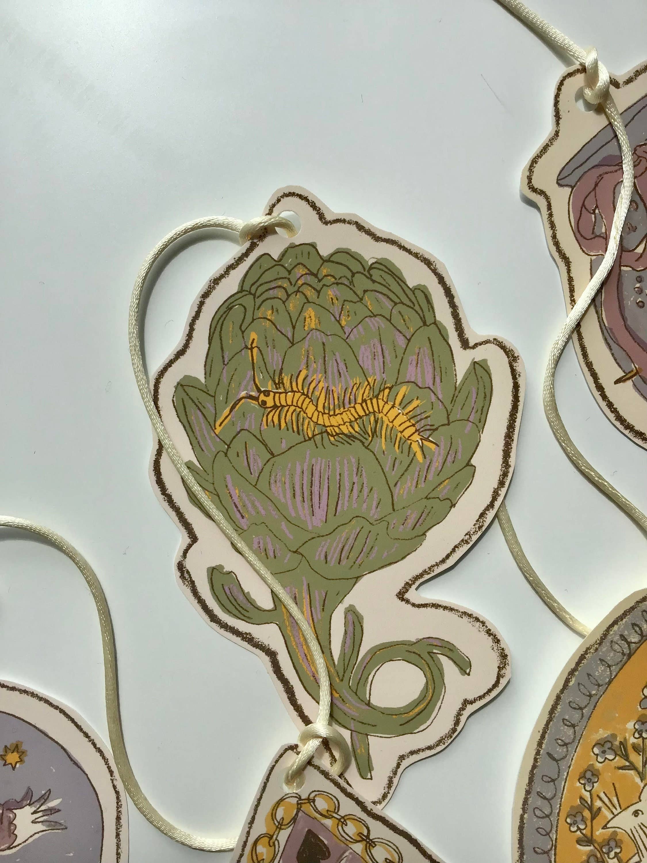 Tulips and Heather - Wholesale Bunting/Garland - Illustrated Paper Garland -Magpie Mouse Magic8