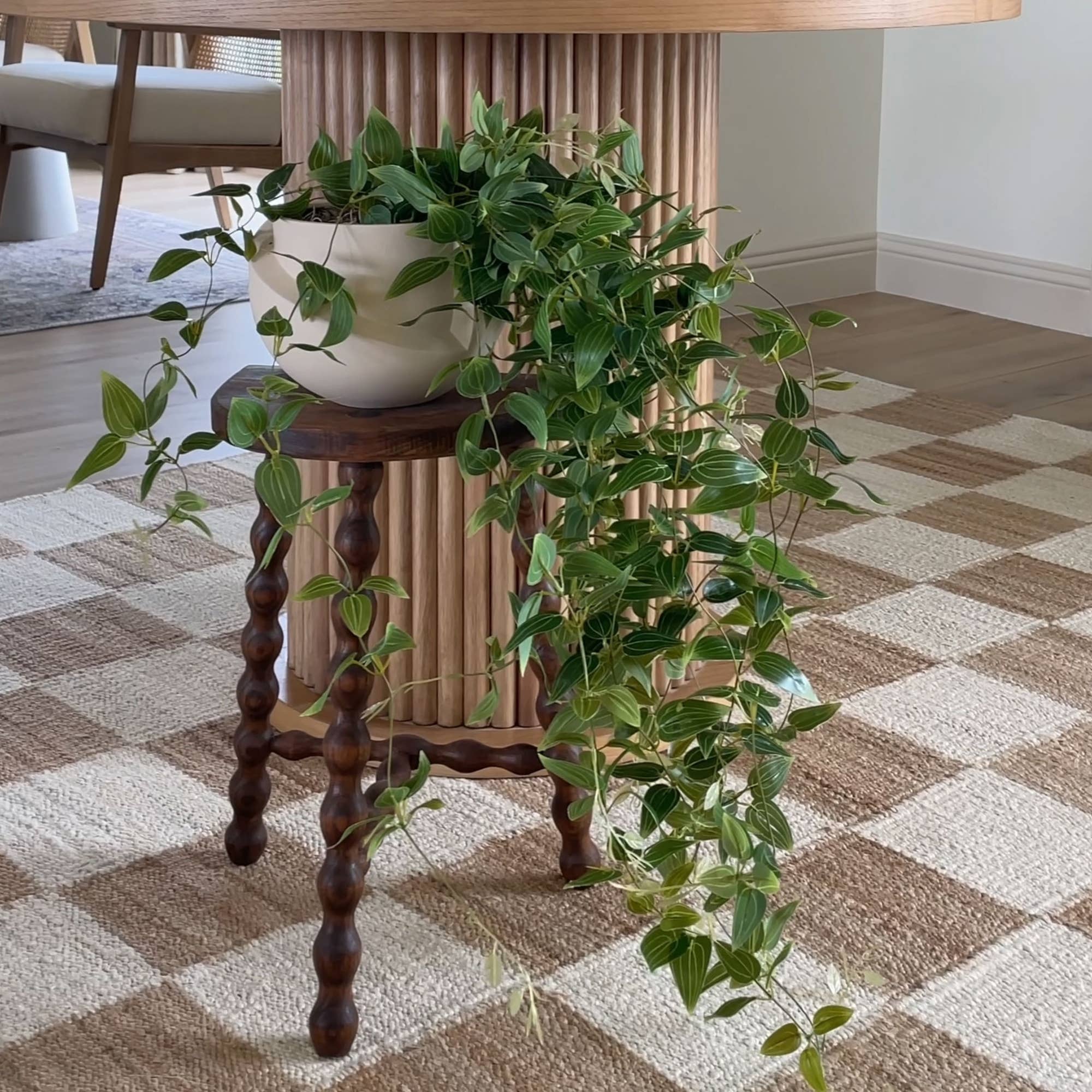 Afloral - Vente Plantes artificielles - Plante Artificielle de Luxe Suspendue Tradescantia - 104 cm6