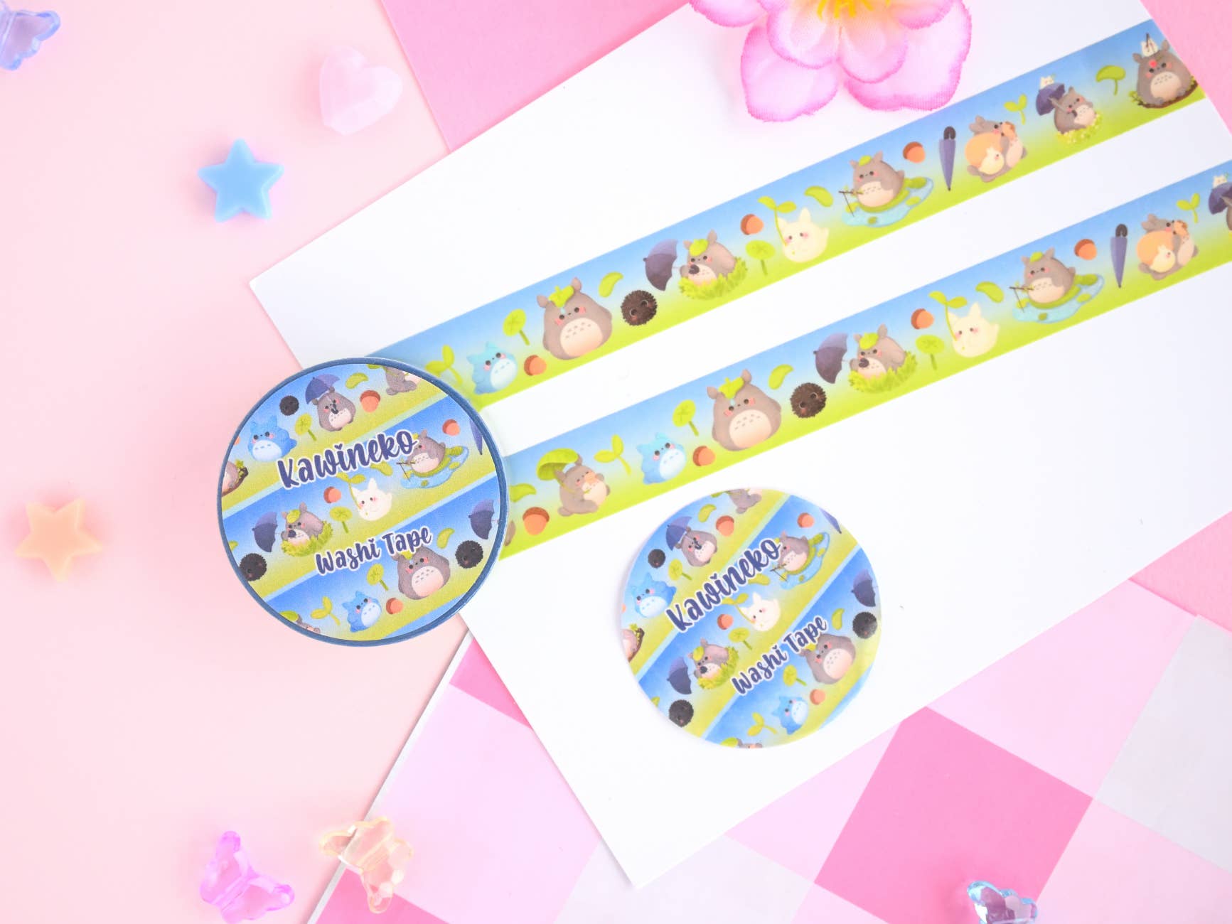 Kawineko - Wholesale Washi Tape - washi tape totoro anime cute stationery kawaii 4