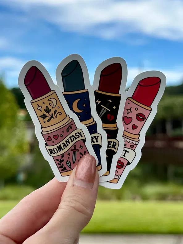 Book Troupe Lipsticks | Smut Romantasy Mystery Thriller for wholesale by Tally Plant Club