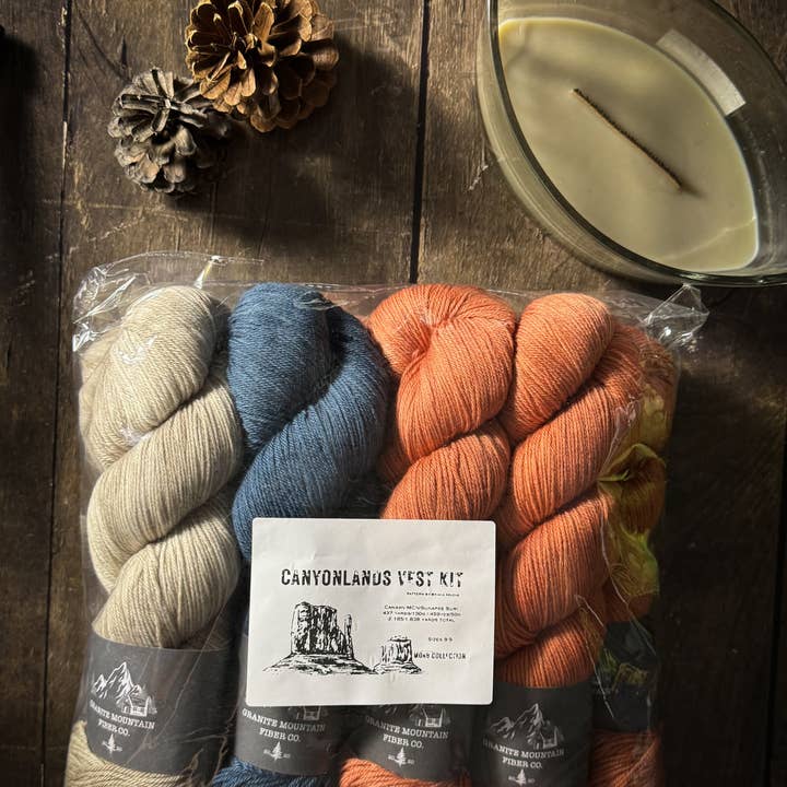 Kit de Colete Canyonlands Canaan MCN e Sunapee Suri por atacado de Granite Mountain Fiber Co.