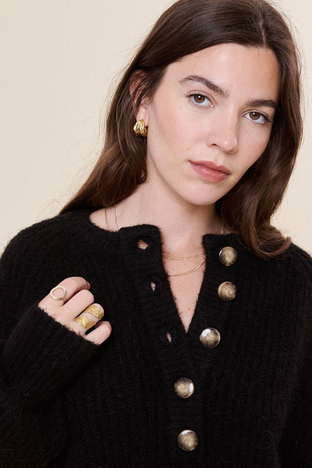 Nathael Paris - Wholesale Knit Sweater - Women's - Loose alpaca and wool sweater12