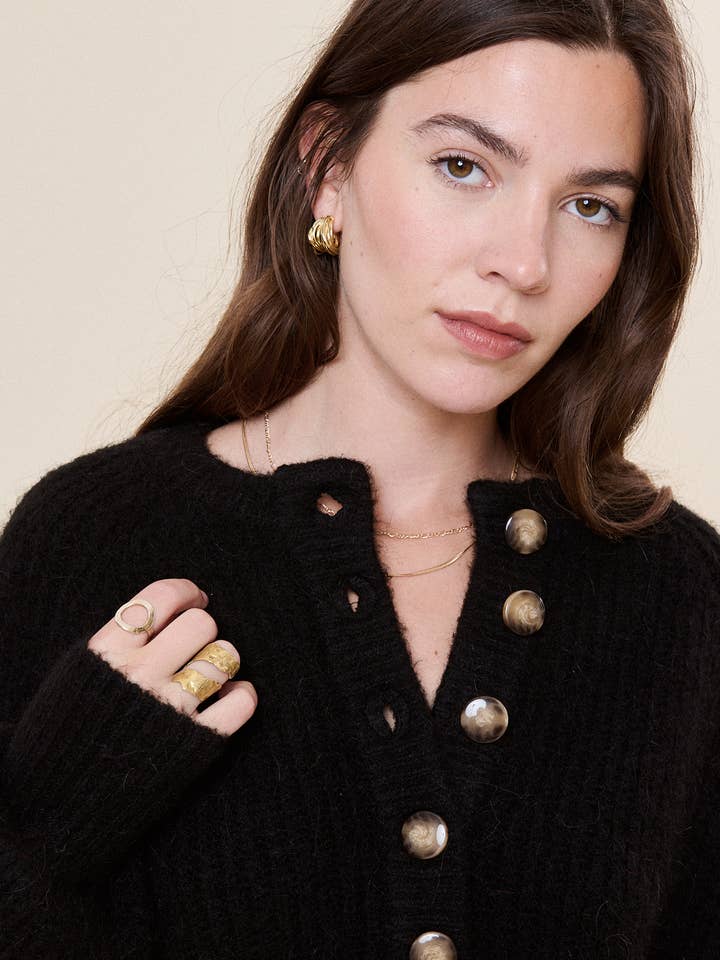 Nathael Paris - Wholesale Knit Sweater - Women's - Loose alpaca and wool sweater12