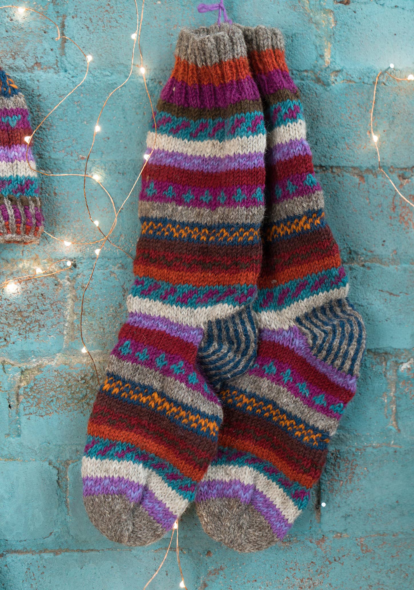 Namaste - Wholesale Socks - Unisex - Pair of Laurel Wool Socks0