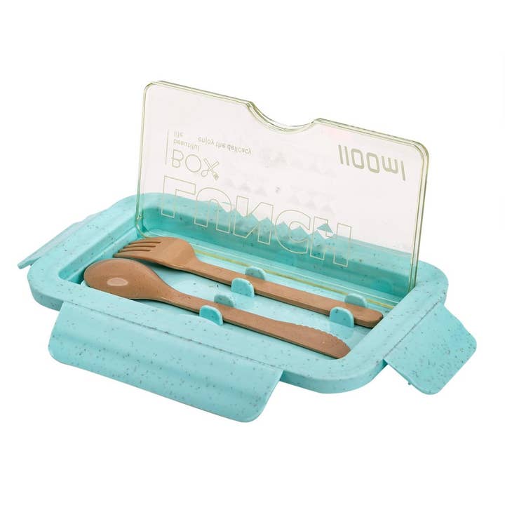 Luciano Gourmet - Wholesale Lunch Bag/Box - Luciano Gourmet Bento Lunch Box with Cutlery Set, 2 col.