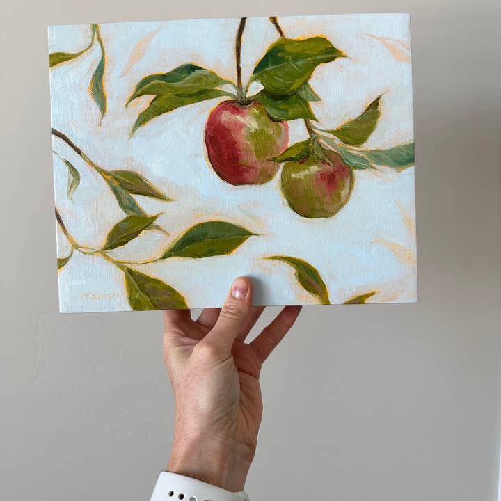 "Harvest" a Horizontal Oil Painting Giclee Print for wholesale by Sara Forbush Art