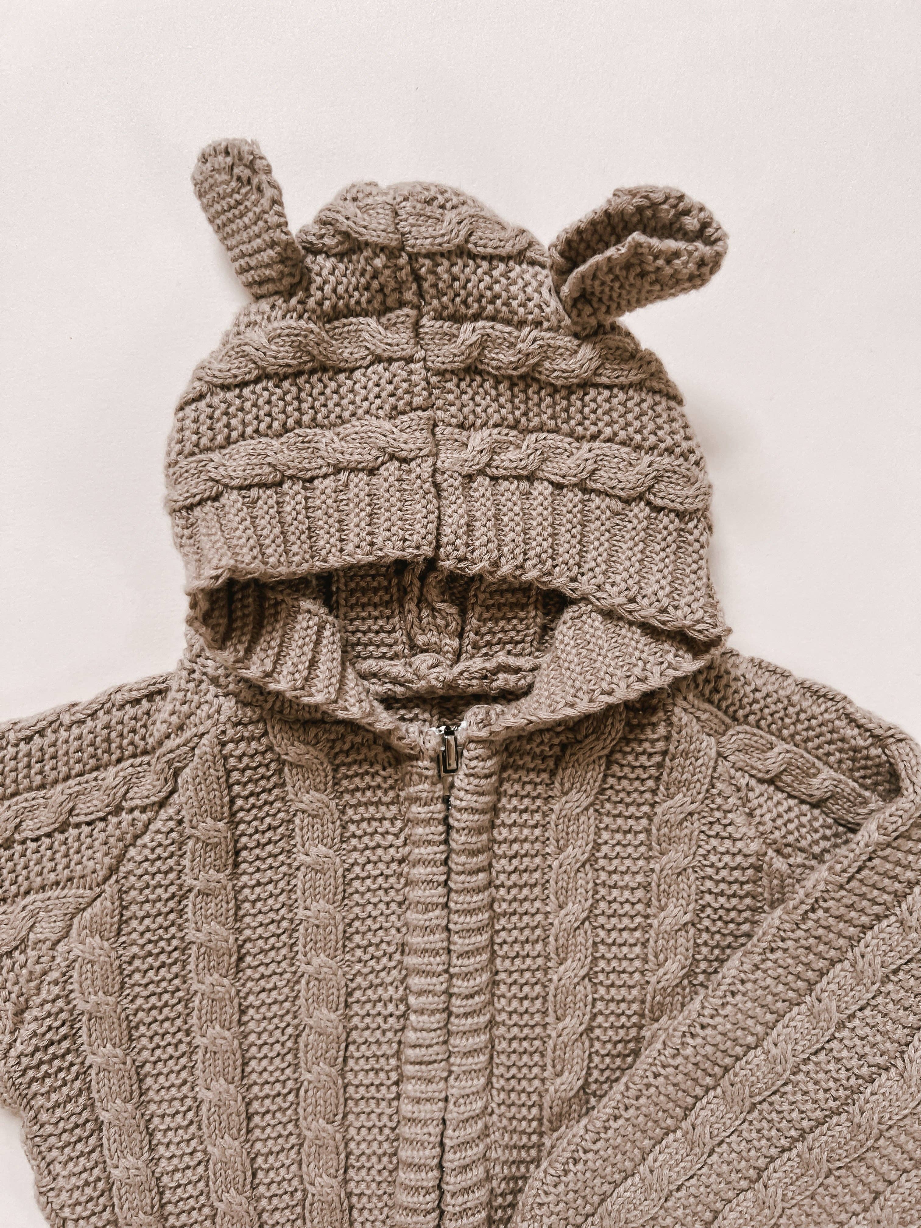 Gand Combinaison bébé Baby Bear en maille torsadée - Acorn en vente sur Faire6