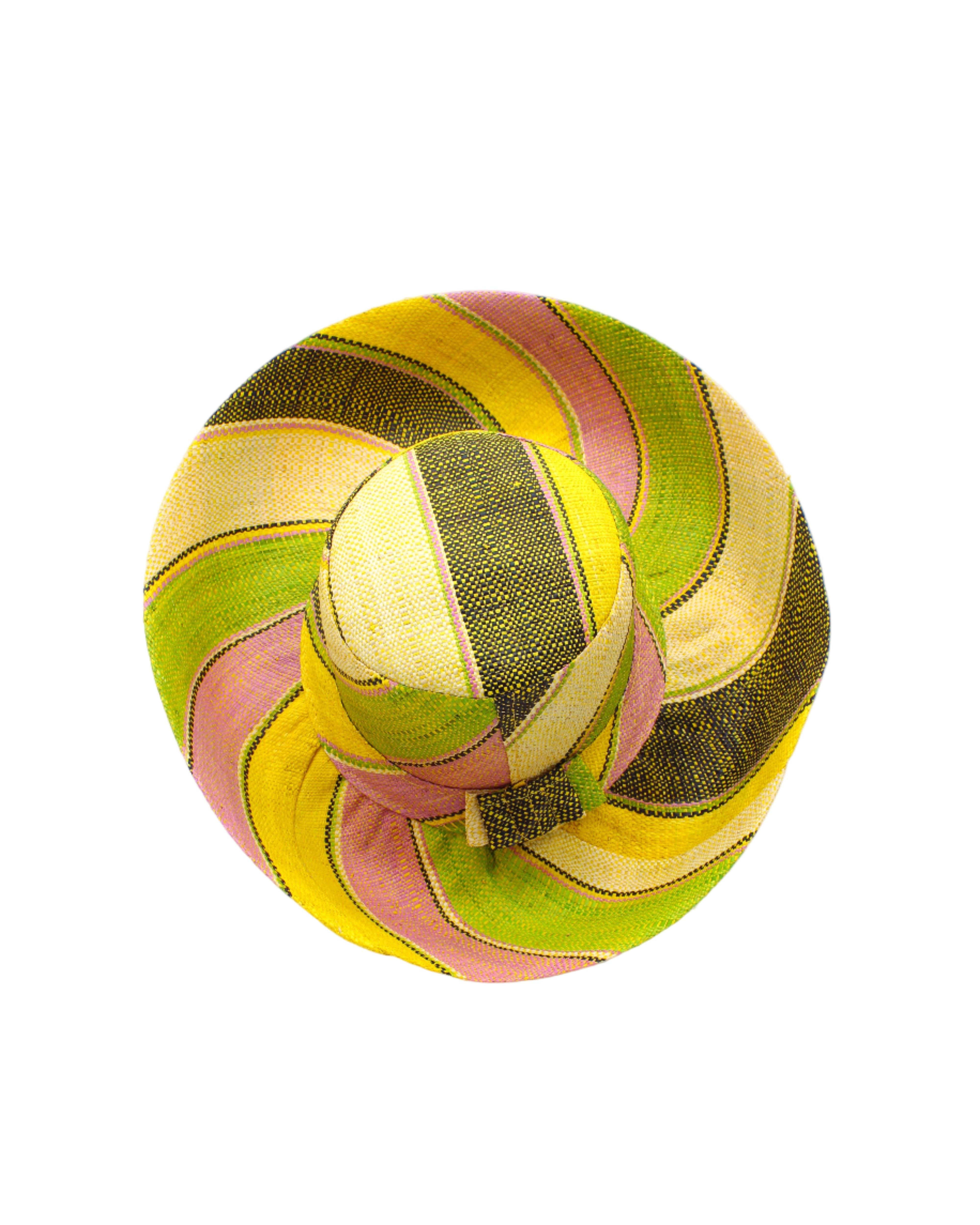 Shebobo - Vente Chapeau de paille – femme - Chapeaux de paille Shebobo Monica à larges bords rayés 13 cm et 18 cm pliables46