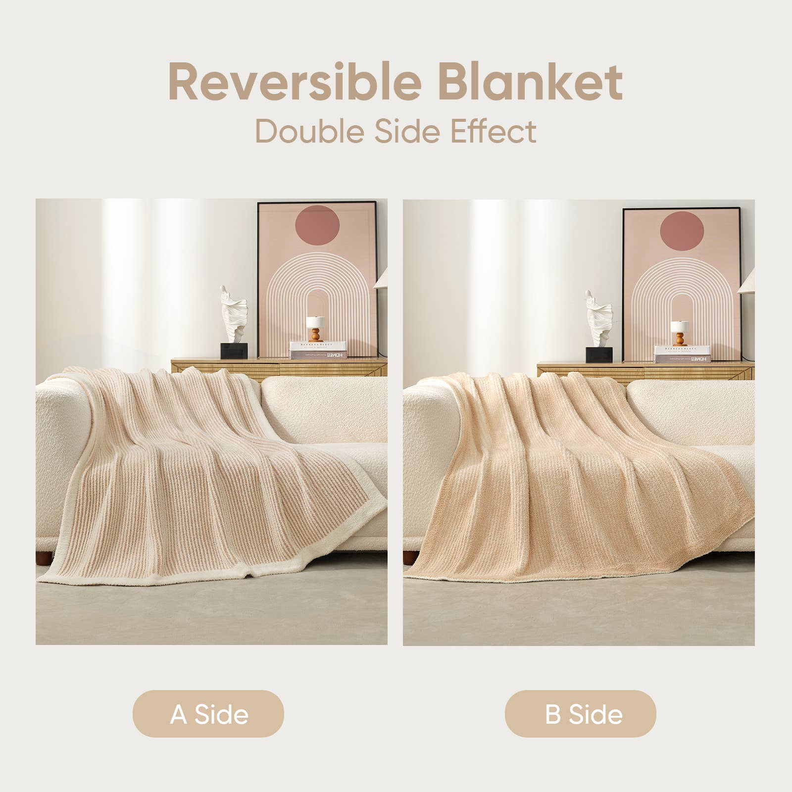 DreamValley - Wholesale Throw Blanket - SS Reversible Ribbed Knit Throw Blanket10