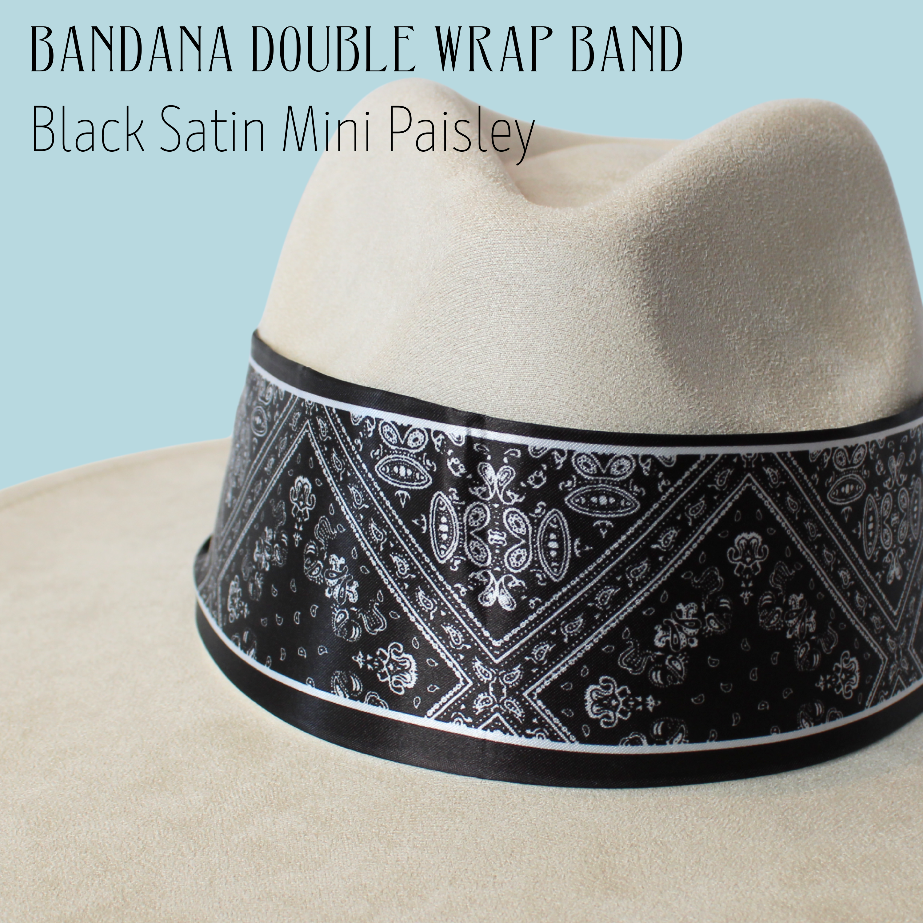 Wildflowers and Barley - Wholesale Hat Accessory - Women's - Bandana Double Wrap Hat Bands3