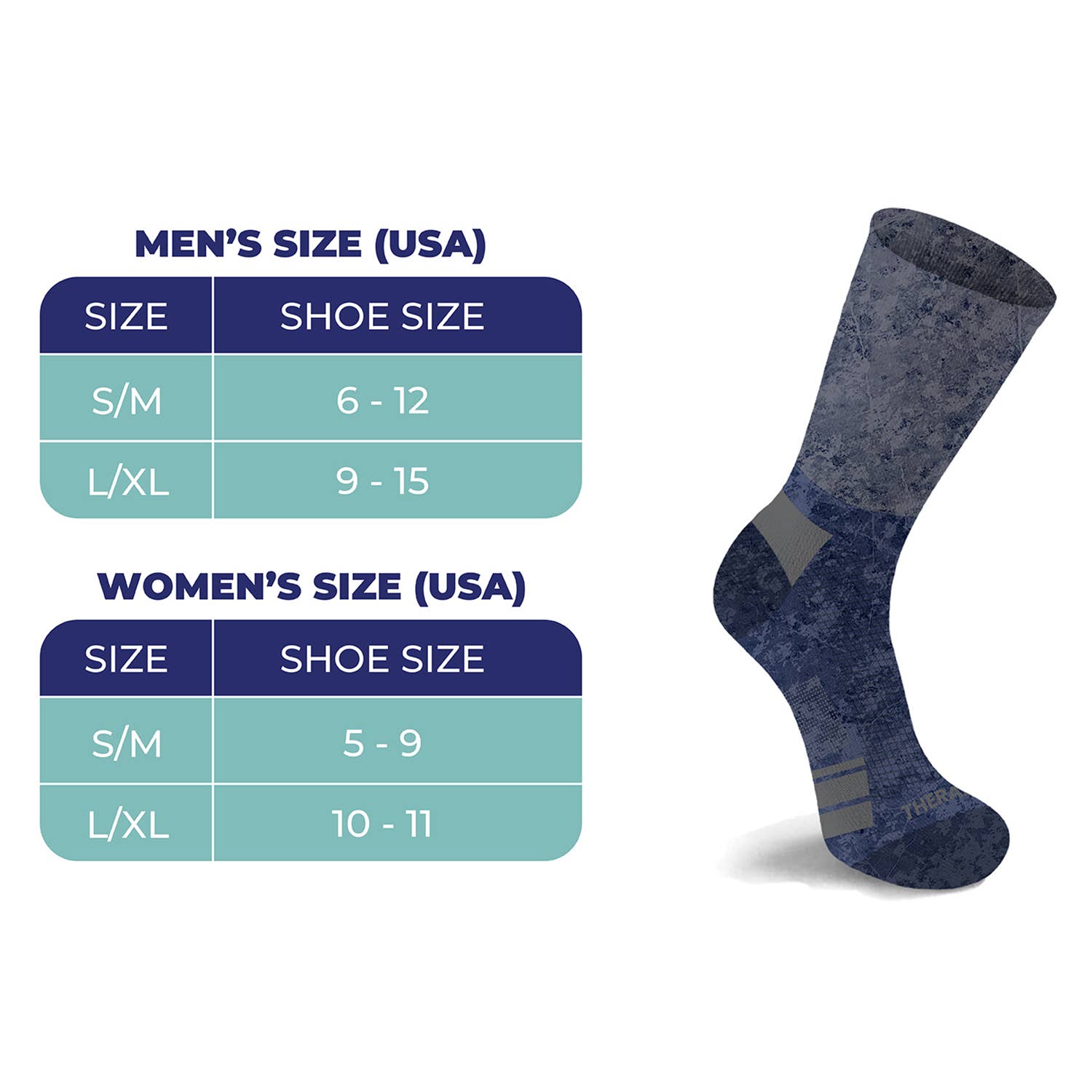 Extreme Fit Wholesale – wholesale Socks – Unisex – 2-Pairs: Non-Binding Loose Fit Cotton Diabetic Crew Socks7
