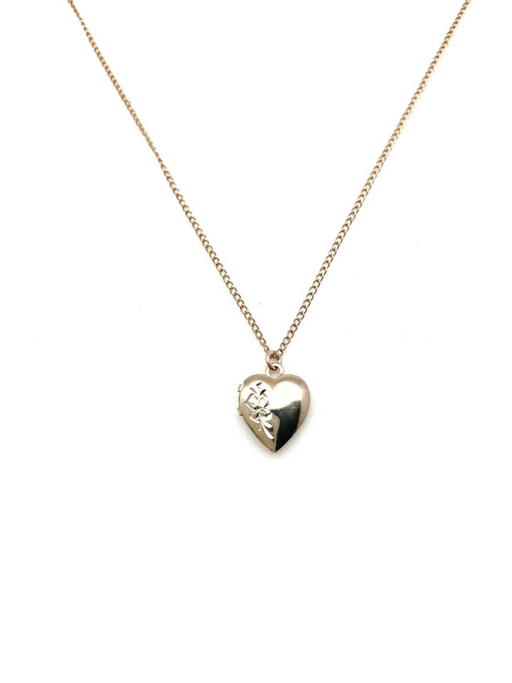 Vintage Gold Filled Heart Locket for wholesale by Stone Cooper