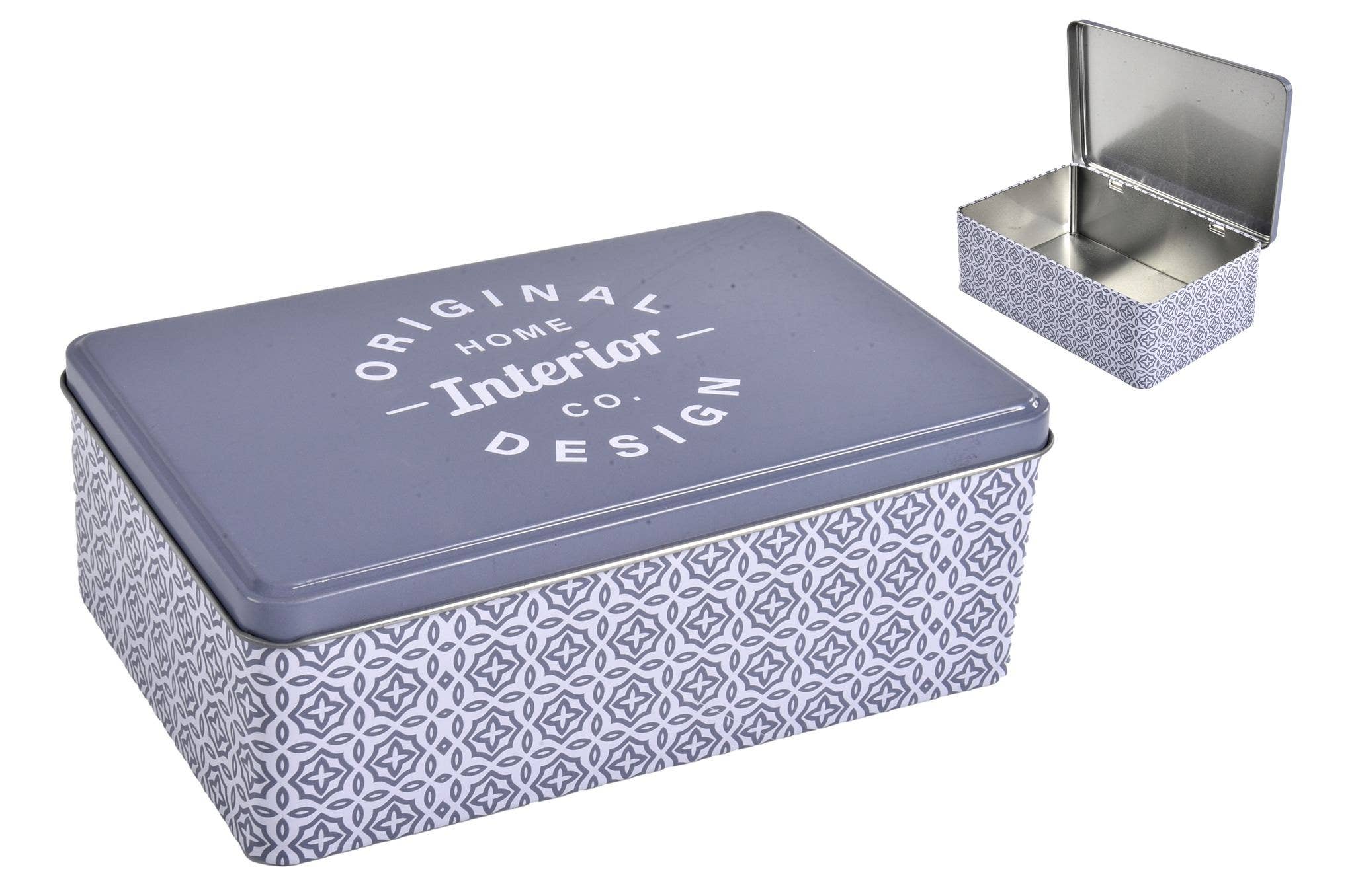 CP INTERNATIONAL - Wholesale Decorative Box - Indigo Metal Sugar Box0