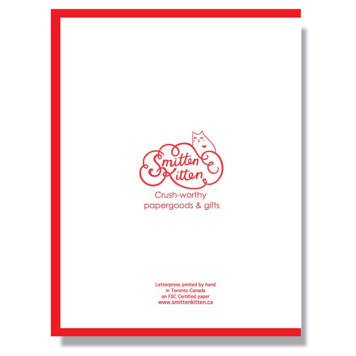 Smitten Kitten – wholesale Julkort – Hell Santa Card1