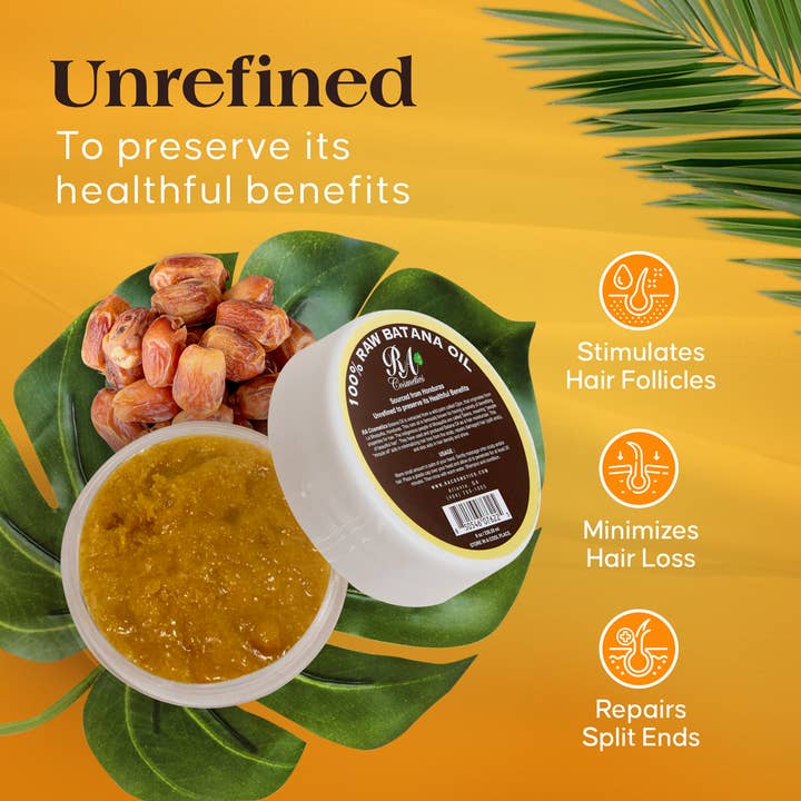 RA Cosmetics - Wholesale Hair Mask - 100% Raw Batana Oil, 8oz -From Honduras14