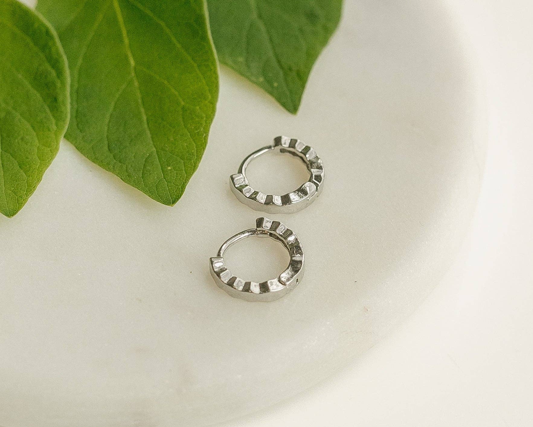 Sela Designs - Wholesale Hoop Earrings - Ribbon Huggie Hoops0