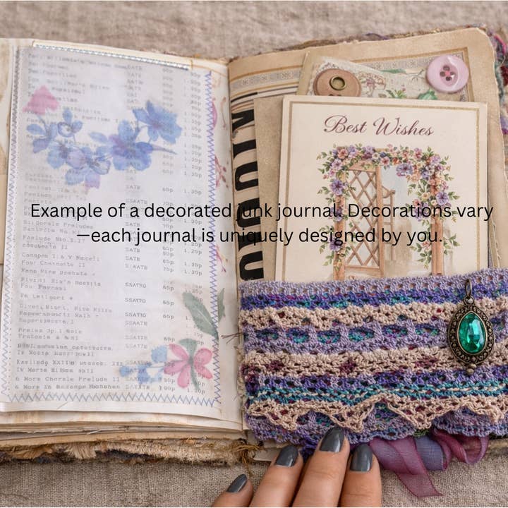 Ember & Elm Home Decor & More - Wholesale Journal/Diary - Blind Date with a Junk Journal Starter Kit-Best Seller!5