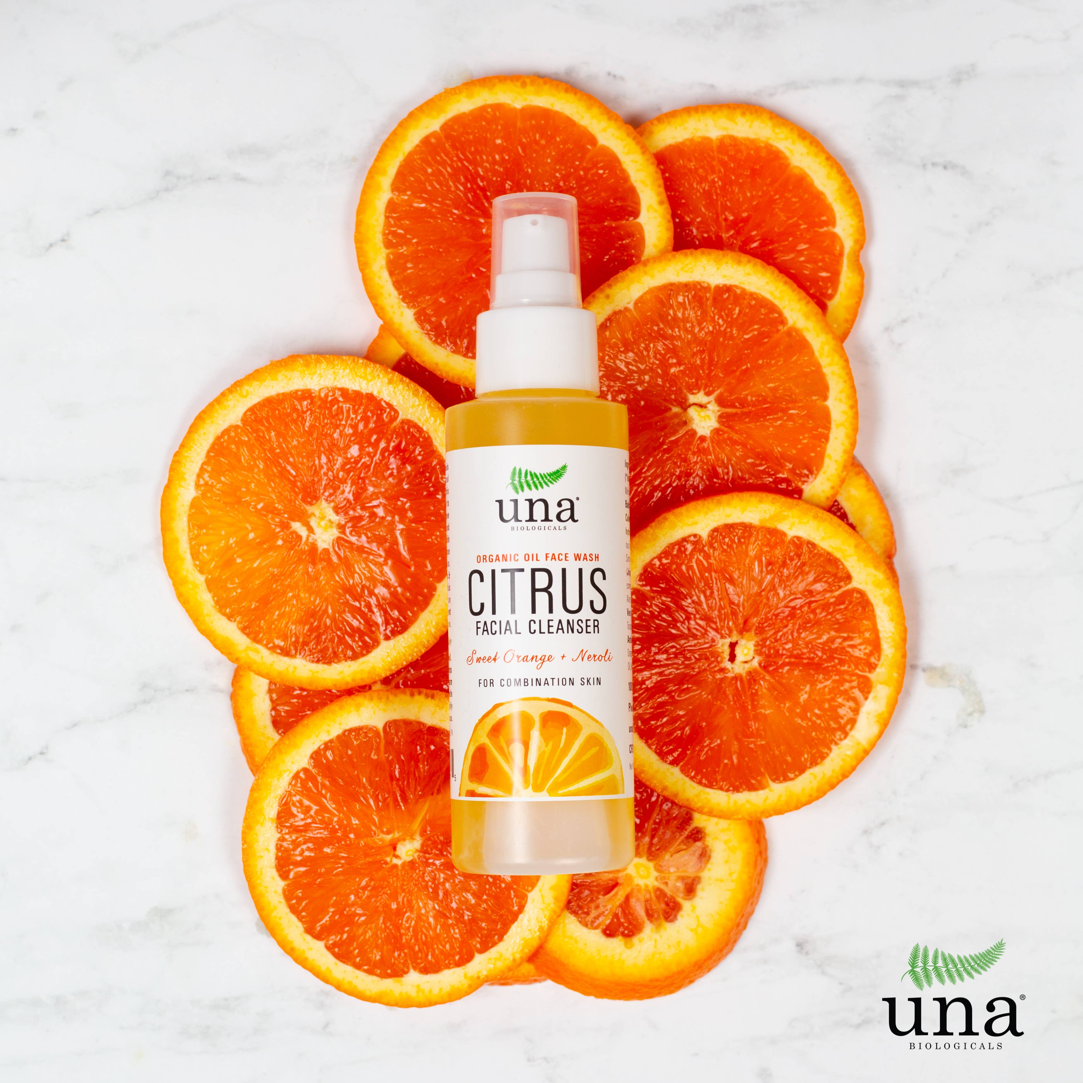 Una Biologicals - Wholesale Facial Cleanser - Citrus Combination Skin Face Cleanser2