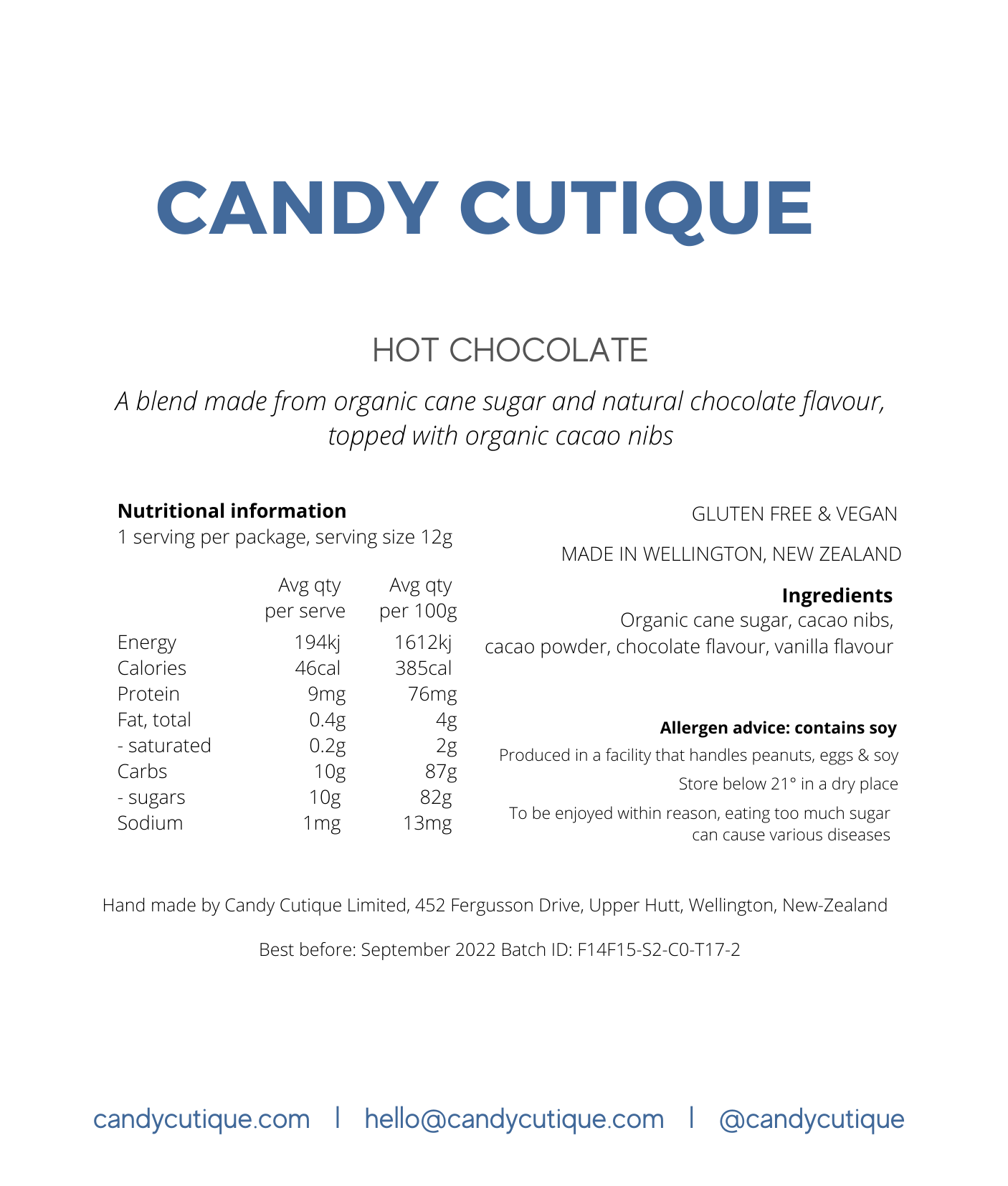 Candy Cutique - Wholesale Cotton candy - Hot Chocolate1