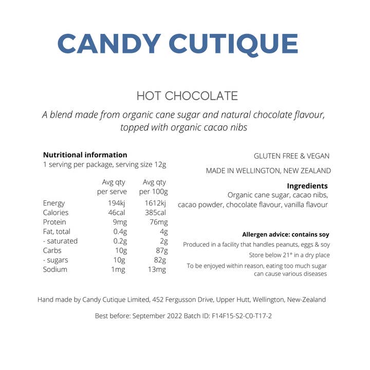 Candy Cutique - Wholesale Cotton candy - Hot Chocolate1