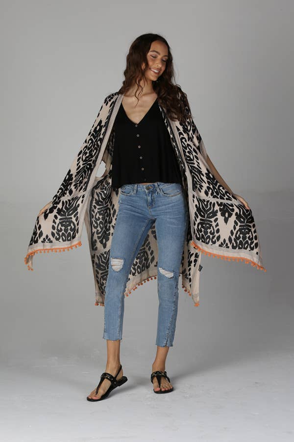 ANGIE - Vendita all'ingrosso Kimono - Donna - X2W48-BR9612