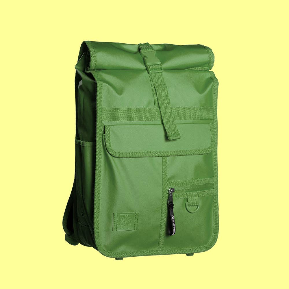 Goodordering – wholesale Backpack – Unisex – Green Mini Rolltop Backpack Eco Monochrome11