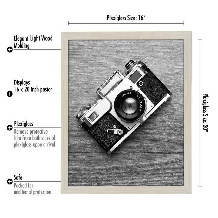 Americanflat - Wholesale Picture Frame - Americanflat Poster Frame with Wide Molding106