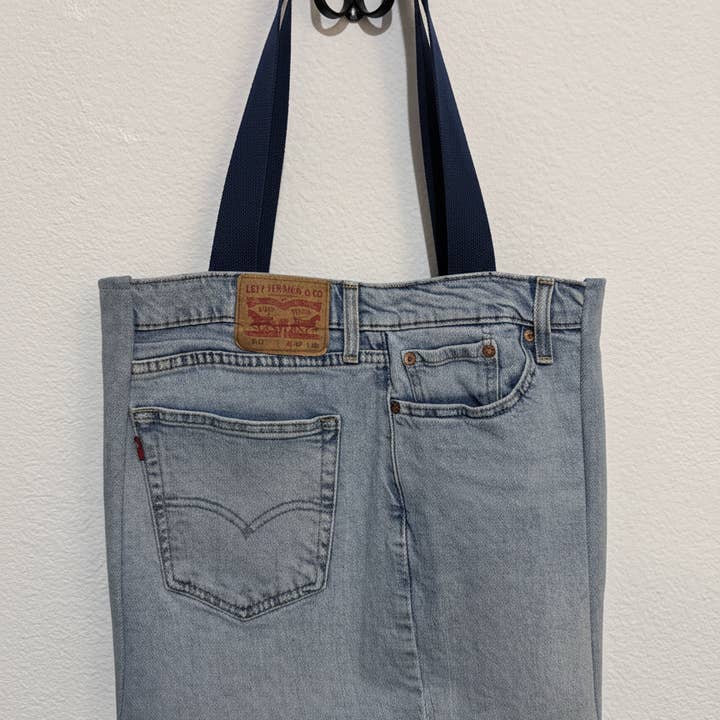 Indigo Bags - Wholesale Tote Bag - Women's - Levi's Upcycled Denim Tote Bag – double hearts3